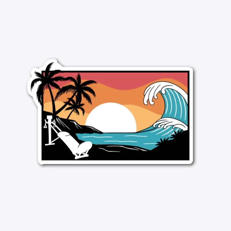 SBT Beach Sticker